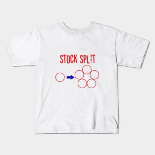 Stock Split Kids T-Shirt